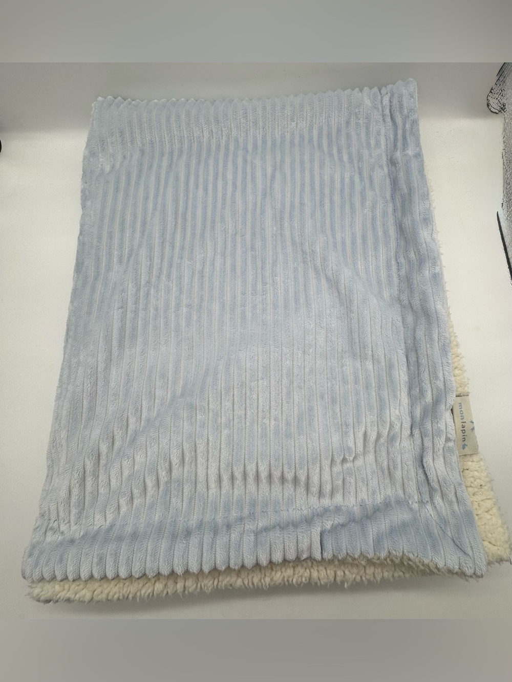 Mon Lapin Reversible Fleece Baby Blanket